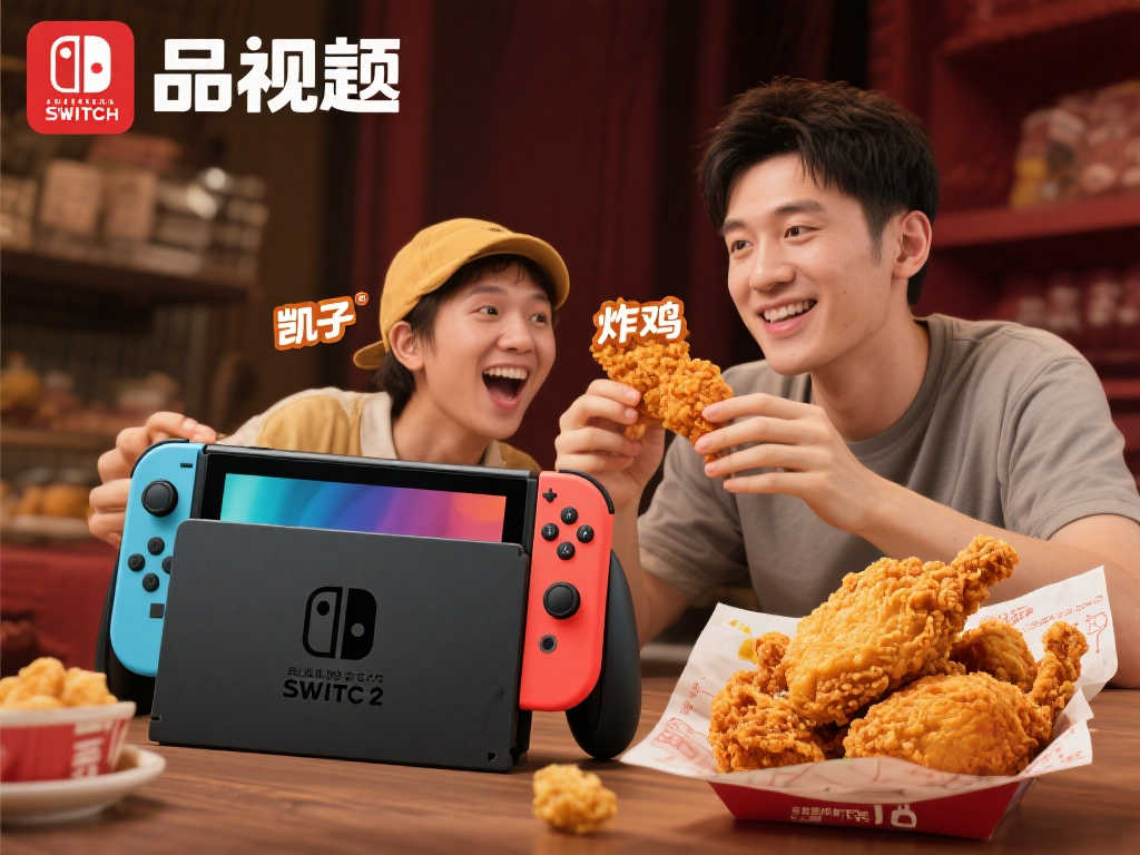 Switch2与V我50文学的奇妙碰撞:凯子与炸鸡的量子交织