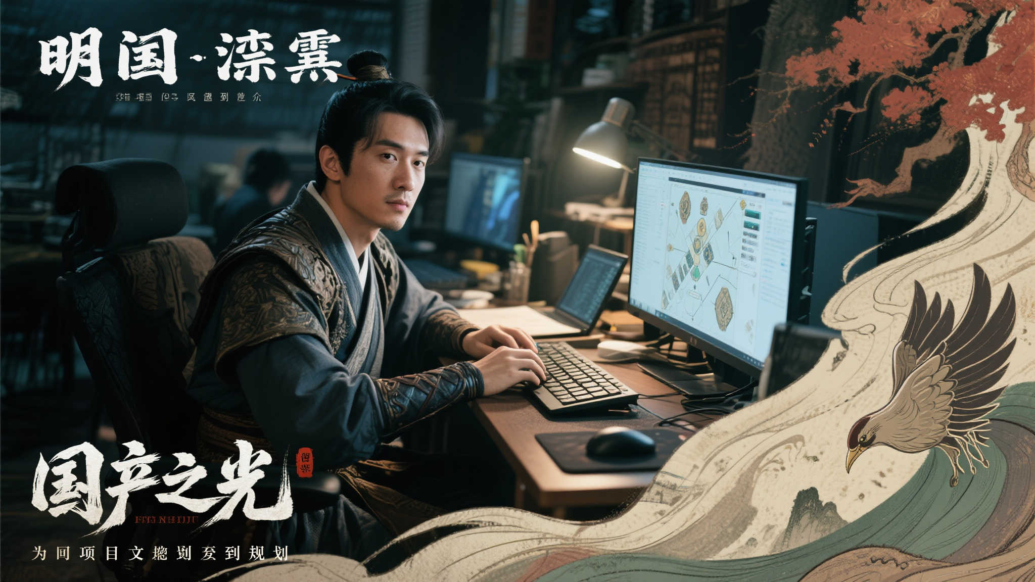 《明末:渊虚之羽》制作人夏思源近况曝光:工作压力让人心疼!